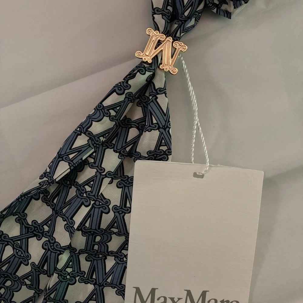 MaxMara Blue and White Hair Accessory - Picture 2 of 3